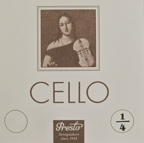 Cello 1/4 kpl.struny wiolonczelowe